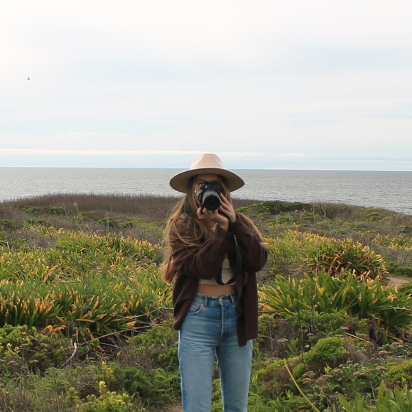 SOLD Brown cotton flannel shacket - Picture 6 of 6